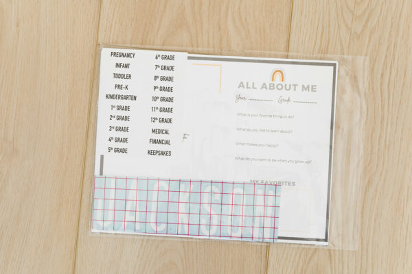 KID'S MEMORY BOX STARTER KIT - Image 3