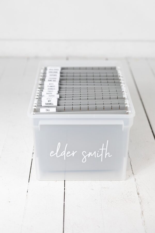 MISSIONARY MEMORY BOX STARTER KIT